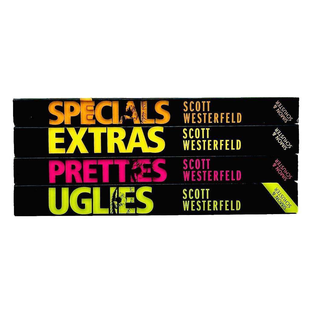 Uglies Series 4 Books Collection Set By Scott Westerfeld (Extras, Pretties, S...