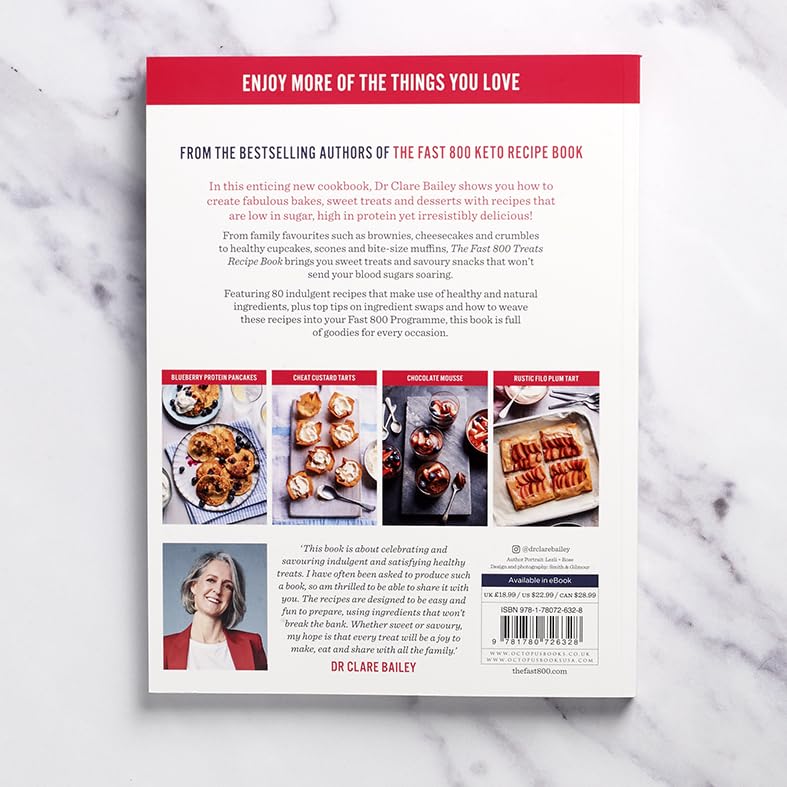 The Fast 800 Treats Recipe Book: Healthy and delicious bakes, savoury snacks ...