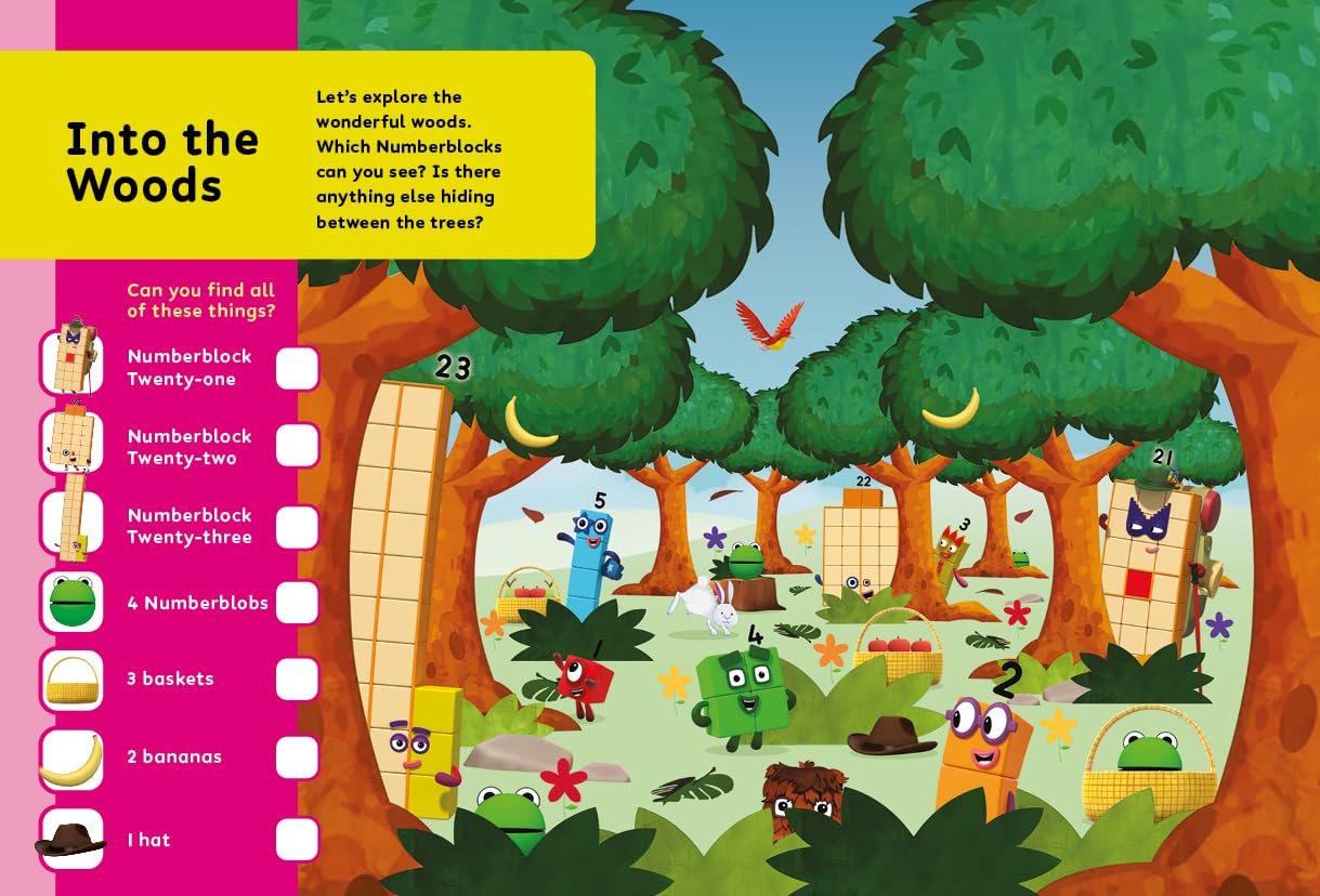 Numberblocks Hide and Seek: A Search and Find Activity Book for Fans of the N...