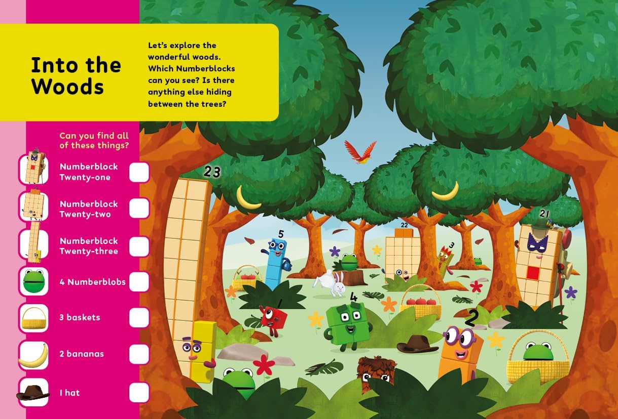 Numberblocks Hide and Seek: A Search and Find Activity Book for Fans of the N...