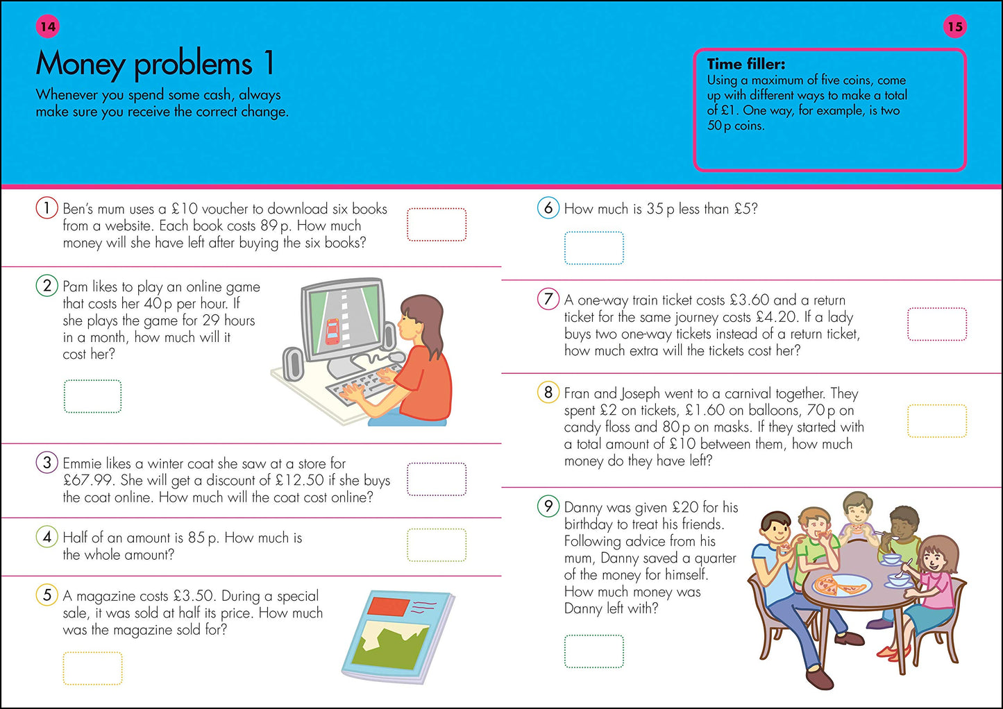 10 Minutes A Day Problem Solving, Ages 7-9 (Key Stage 2): Supports the Nation...