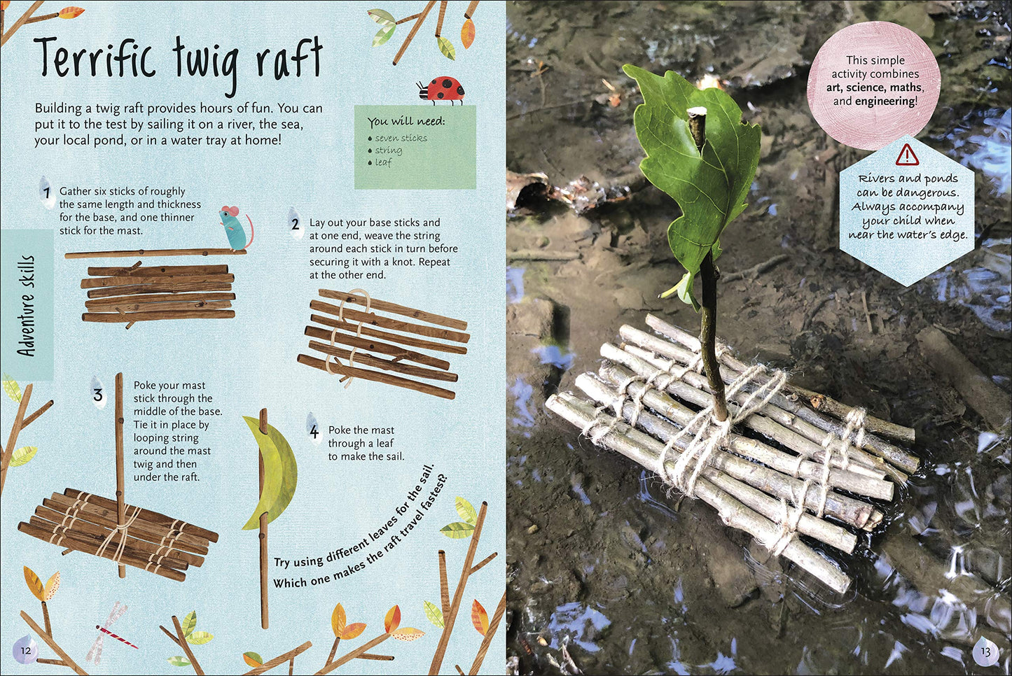 The Nature Adventure Book: 40 activities to do outdoors (Activity)