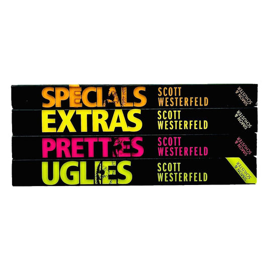 Uglies Series 4 Books Collection Set By Scott Westerfeld (Extras, Pretties, S...
