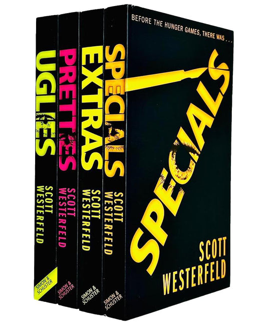 Uglies Series 4 Books Collection Set By Scott Westerfeld (Extras, Pretties, S...