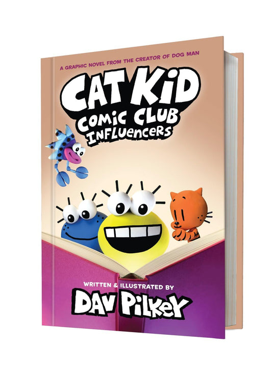 Cat Kid Comic Club 5: Influencers (from the multi-million-copy globally bestselling creator of Dog Man!): Influencers: from the creator of Dog Man