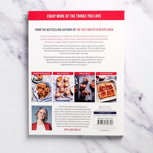 The Fast 800 Treats Recipe Book: Healthy and delicious bakes, savoury snacks ...