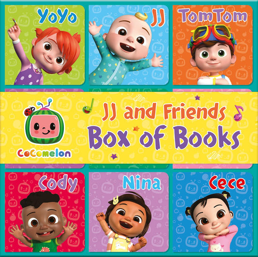 CoComelon: JJ & Friends Box of Books: Learn about JJ and friends with this box of 9 early-learning illustrated board books for children aged 1, 2 3 and 4 years